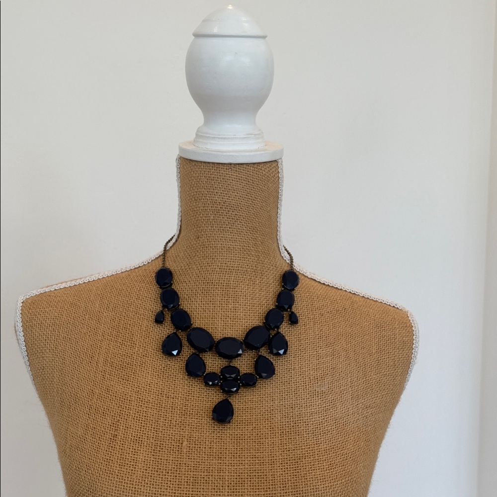 J. Crew Navy Blue Necklace